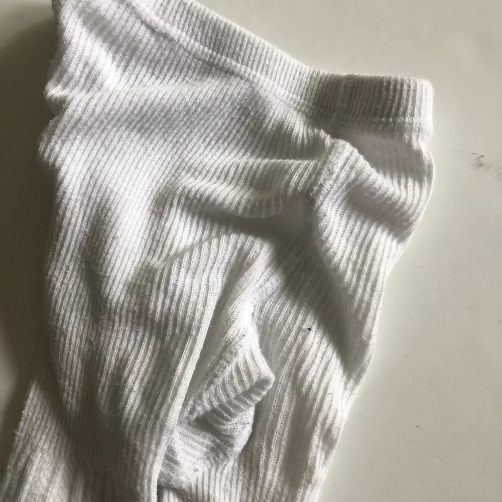 Cable knit white Tights